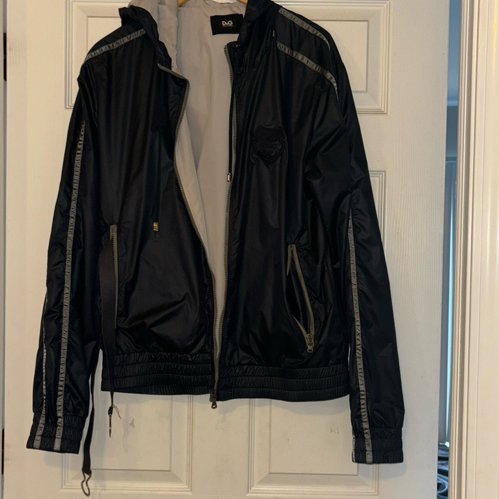 Men’s D and G navy windbreaker size 54(xxl)